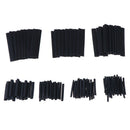 127pcs 7 Sizes 2:1 Electronic Heat Shrink Tubing Tube Sleeve Wrap Wire Black ME