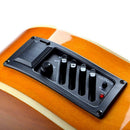 4-Band Eq Equalizer Piezo Pickup Eq-7545R Acoustic Guitar Preamp Tuner