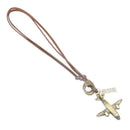 Retro Long Men And Women Sweater Chain Childlike Bronze Passenger Aircraft  T5Z8