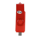 USB Mini Memory Stick 16GB USB 2.0 Memory Flash Drive OTG for Handy PC Red L4U1