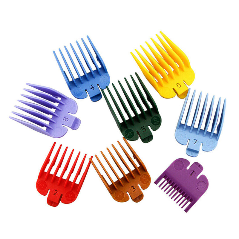 8pcs Hair Clipper Limit Combs Replacement Hair Trimmer Attachment Guide 3-25MM