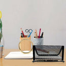Business Card Holder for Desk, 3 pcs Office Business Card Stand Metal Name