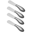 4-Piece Cheese And Butter Spreader, One-Piece Stainless Steel, Christmas Gi W8C2