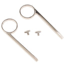 2 Pcs Trumpet Slide Finger Ring Trumpet Parts Accessories, 88mm Length