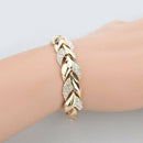 Charm Women Girl Lady Crystal Rhinestone Cuff Bracelet Bangle Wedding Jewellery