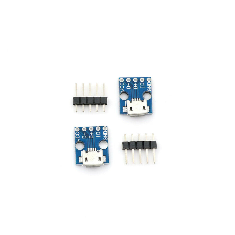 2PCS A84 MCU-micro USB Adapter Plate Breakout Board 5V  JR