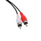 One RCA Male To Two RCA Male Audio Converters Adapter Y Type Splitter Cable New