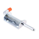 Metal Lock Barrel Bolt Spring Loaded Latch 5.8INCH Long W/ Grip Heavy Duty