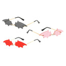 3 Pieces Women's Chic Bat Wing Sunglasses Party Club Sun Glasses Glasses