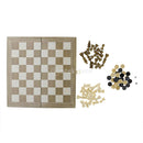 Portable Travel Games Chess & Checkers & Backgammon 3 in 1 Set Without Magnetic