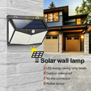 208 LED Solar Power PIR Motion Sensor Wall Light Outdoor Garden Lamp Waterproof