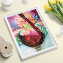 Wine Cup DIY Diamond Painting 5D Full Round Drill Rhinestone Cross Stitch