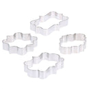 4pcs Kitchen Baking Mold Stainless Steel Round Circle Cookie Cake Mould