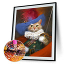 5D DIY Diamond Painting Cat Full Drill Rhinestone Cross Stitch Kits (T411)