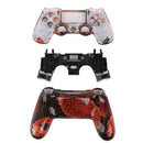 Red Dragon Controller Shell Housing Case Cover Buttons Parts for Sony PS4