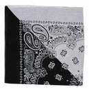 Hip Hop Cotton Paisley Bandanas Double Sided Head Wrap Scarf Wristband 1pcs