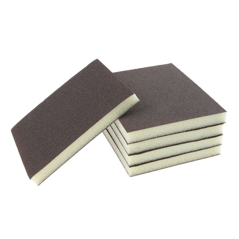 10 Pcs Coarse/ Medium Sanding Sponge Set Small Area Polishing 100/ 180 Grit