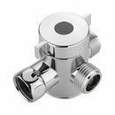 1/2 inch 3 Way T-adapter Toilet Bidet Bath Shower Head Arm Mounted Diverter E4C8