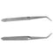 1pc Nail Art Angle Curved Tweezer Rhinestones Picking Tool Makeup Nipper C BCX