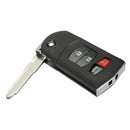 4 Button Remote Flip Key Fob Case Shell Blade For Mazda 3 5 6 RX-8 CX-7 CX-