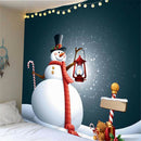 Christmas Tapestry Santa Reindeer Print Wall Hanging Room Dorm Decor Art 06