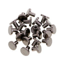 40 Sets Brass Button Stud Screw Nail Screwback Leather Rivet Belt DIY Craft