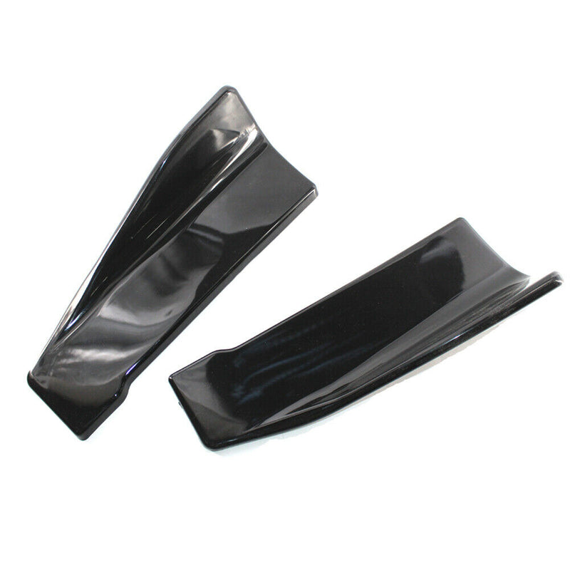 2pcs Universal Car Rear Bumper Lip Splitters Spoiler Apron Corner Protector