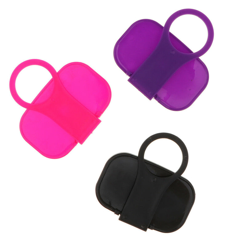 3Pcs Foldable Cell Phone Wall Charger Hanger Cradle Universal Random Color