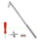 9pcs/set Valve Cores+Core Remover+Stem Puller+4 Way Tool for Car Bicycle