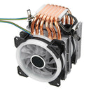 6 Heatpipe Cpu Cooler Fan 3 Line Rgb Led Cooling Fan Quiet Heatsink