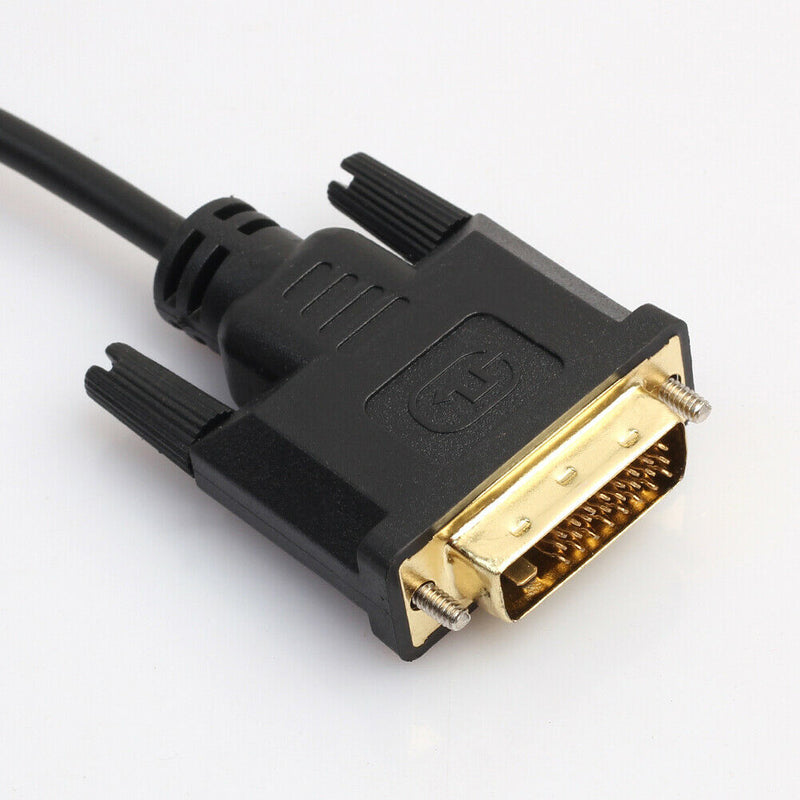 DVI-D 24+1 to VGA HDTV Converter Monitor Cable 1080P for PC Display Card