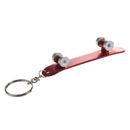 Red Decorative Skateboard Shape Pendants Keyring Keychain L4G3