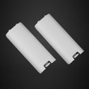 2X Battery Back Door Shell Cover For Wii Remote Controller Game White