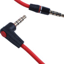 3.5mm 1/8 inch Male to Male 4 Pole Car AUX Audio Cord Cable Record Headphon