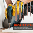 5pcs HSS M3 M4 M5 M6 M8 Spiral Thread Right Hand Tap Drill Set Hand Tools