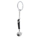 2pcs Metal Keychain Ring Coffee Accessories Protafilter Design Keyring Gifts