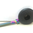 1-1/8 inch Matte Carbon Fiber Cycling Headset Stem Top Cap Titanium Bolt Ro
