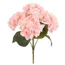 Flesh Pink Artificial Flowers Silk Hydrangea Home Office Garden Decoration