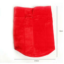Christmas Cute Santa Pattern Plush Bag Gift Holder Christmas Decoratin