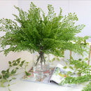 Artificial Fern Leaf Simulation Plastic Plant Flower Home Wedding Decor 45cm