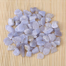 100g Natural Blue Lace Agate Gravel Quartz Crystal Rock Degaussing Stones
