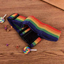 New 4 Travel Luggage Suitcase Strap Baggage Backpack Bag Rainbow Color Belt C4M1