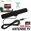 4K 980Mile HDTV Digital TV Antenna Aerial HD Free view Signal Amplifier Booster