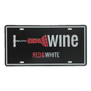 15x30cm Metal Tin Sign Plaque Wall Art Poster Cafe Bar Sheet Decor -I WINE