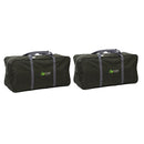 MagiDeal Pack Of 2 Outdoor Travel Duffel Bag Camping Equipments Zipper Bags