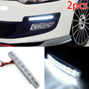 Universal 8 LED Car Light DRL Fog Daylight Driving Daytime Runing White Lamp â„–[