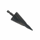 1 pcs Hex Shank Nitriding Black Spiral Groove Step Drill Bit Durable Steel