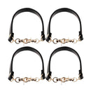4Pieces Women Girls Bag PU Leather Short Bag Strap Replacement Purse Handle