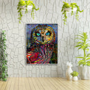 Full Round 5D Diamond Painting DIY Animal Rhinestone (Splicing Owl B2456)