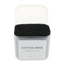 Wooden Charcoal Cotton Swabs - 200 Pack - Double Sided Tips Sticks for Makeup,